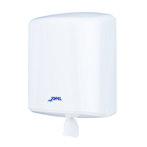 Distributeur Papier Essuie-Mains Jofel - Rouleaux Jusqu'à 205mm, Hygiène Maximale, Boîtier ABS, Azure